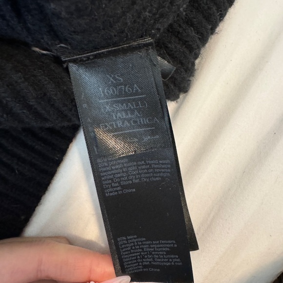 All Saints Black Sura Jumper Wool sweater - Size Xs - Picture 6 of 7